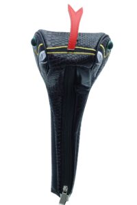 pgc black snake cobra #1 fits 460cc golf club huge big driver headcover cover