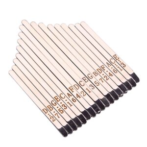 1 set thumb piano keys thumb piano 17 keys parts accessories kalimba note keys thumb piano replacement keys 17 key replacement kit kalimba parts the piano music making tools