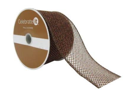 2.5" Wired Glitter Mesh Ribbon by Celebrate It