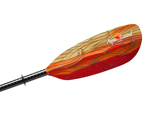 AQUA BOUND Tango Fiberglass Straight Shaft 2-Piece Kayak Paddle