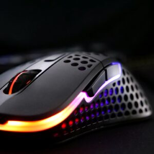 XTRFY M4 RGB, Ultra-Light Wired Gaming Mouse, Ergonomic Design for Right-Handers, Cutting-Edge Pixart 3389 Sensor, Adjustable RGB Lighting, Black Edition