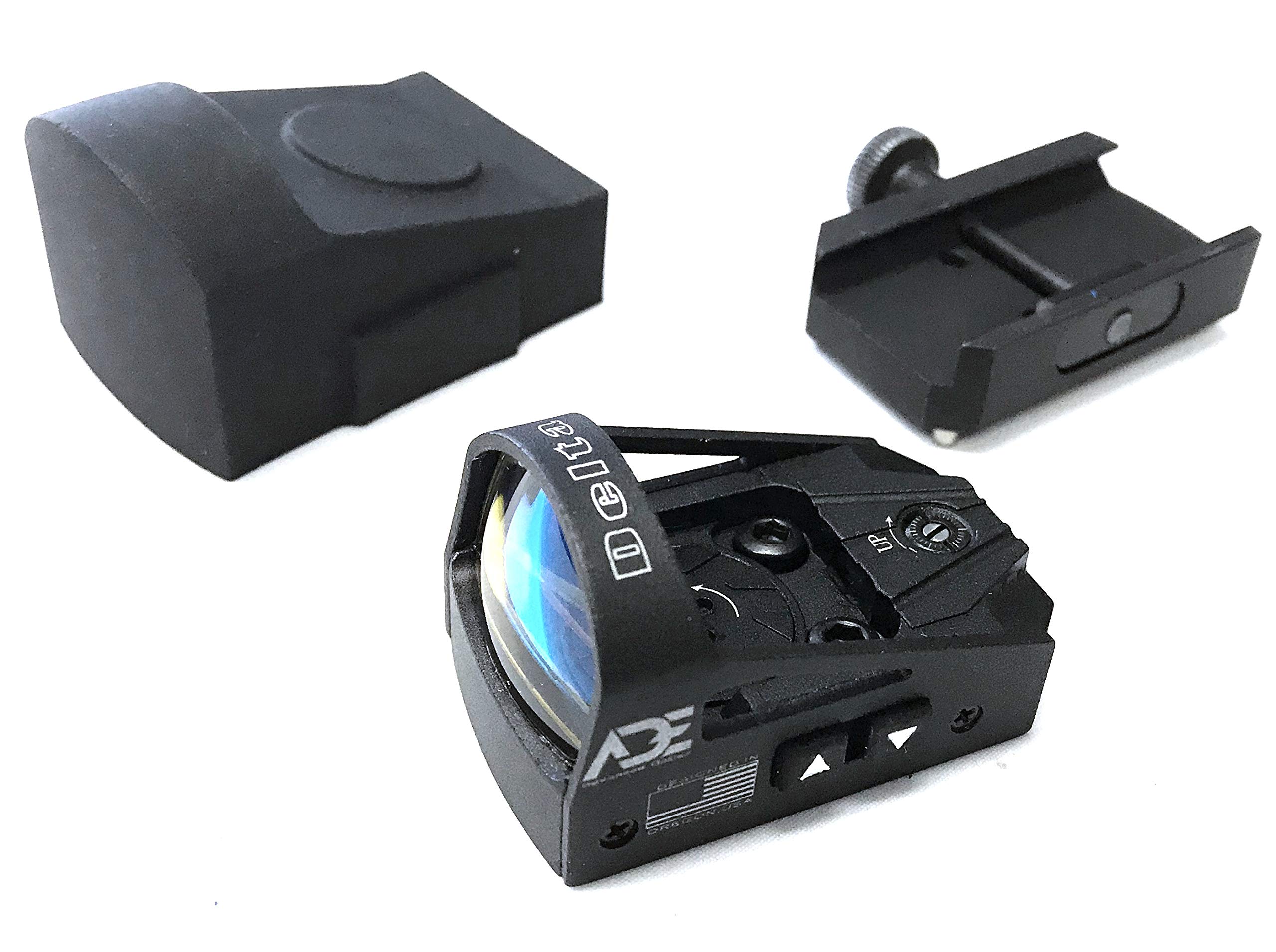 Ade Advanced Optics RD3-012-G-1 6moa Green Dot Sight for Handgun Compatible with Doctor/Venom/Fastfire Red Dot Footprint