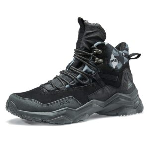 RAX Men's Wild Wolf Mid Venture Waterproof Lightweight Hiking Boots(9.5 US)