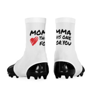 SLEEFS Spats/Football Cleat Covers [1 Pair - Youth Y] - Laces Covers/Wraps for Football, Baseball, Soccer, and Field Hockey - Youth and Adult Sizes for Men, Boys and Girls - Momma