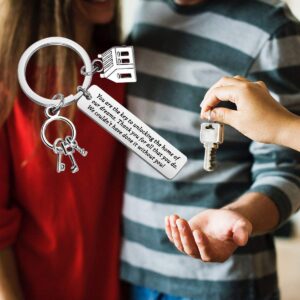 ENSIANTH Realtor Keychain Thank you Realtor Keychain Real Estate Agent Gift Buying and Selling Keychain (Realtor bar Key)