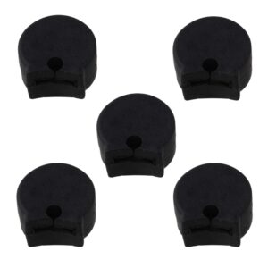 black rubber thumb rest cushion protector for most clarinet pack of 5