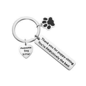 lywjyb birdgot dog walker gift dog sitter thank you gift dog sitter keychain