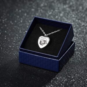 Always in my heart Urn Necklace for Ashes Trucker Memory Pendant Cremation Jewelry (Always in my heart)