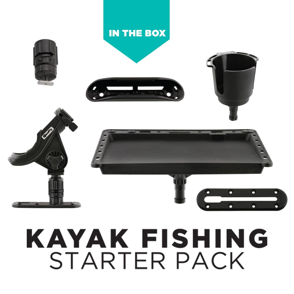 Scotty Kayak Fishing Starter Pack, Multi, One Size, Black