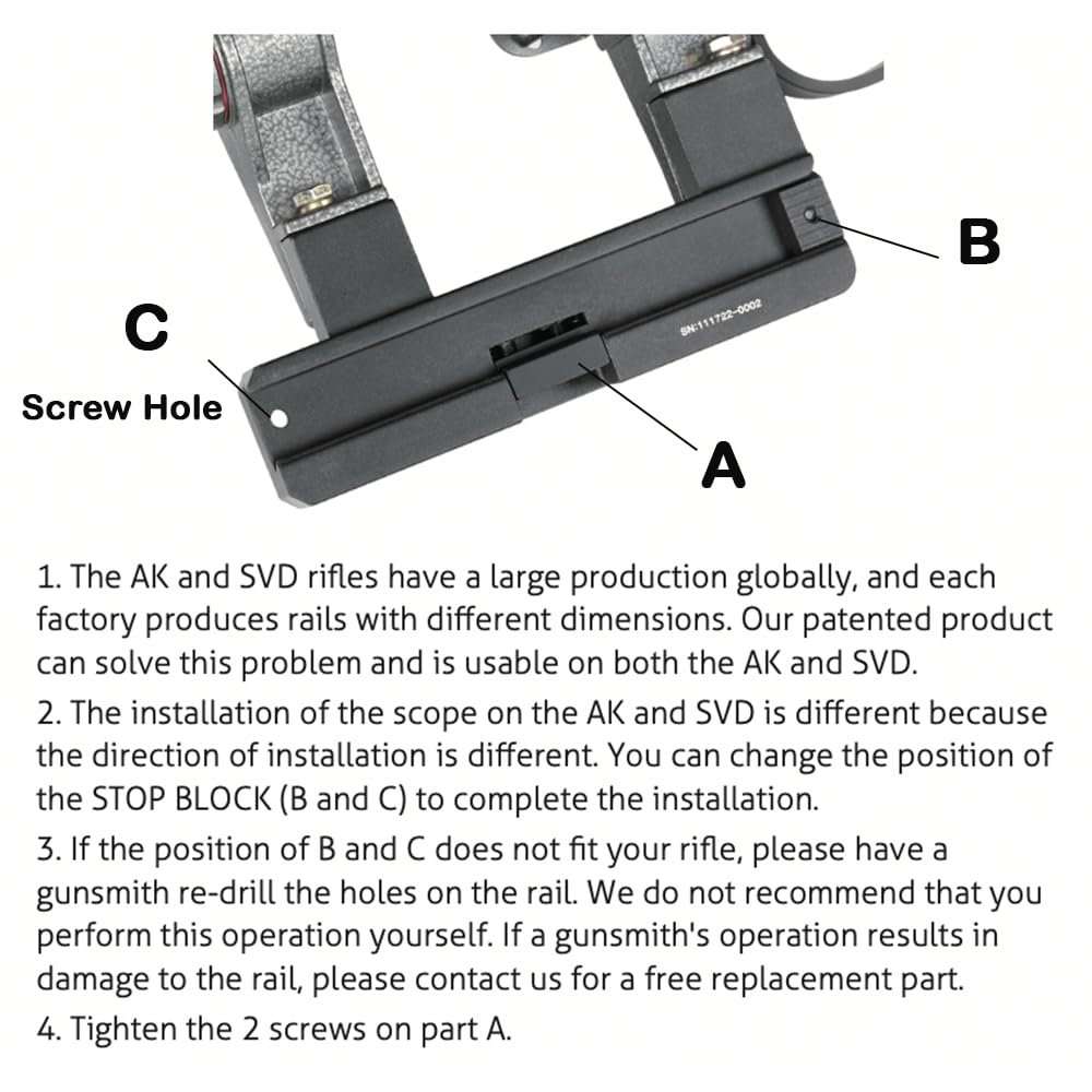 GII SD4x24 SV-D Rifle Scope with Side Rail Mount