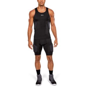 Under Armour Gameday 3-Pad Tank Bball, Medium, Black