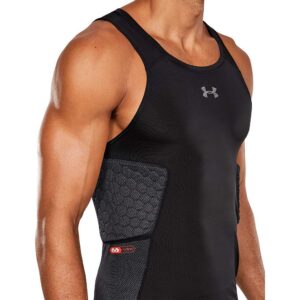 Under Armour Gameday 3-Pad Tank Bball, Medium, Black