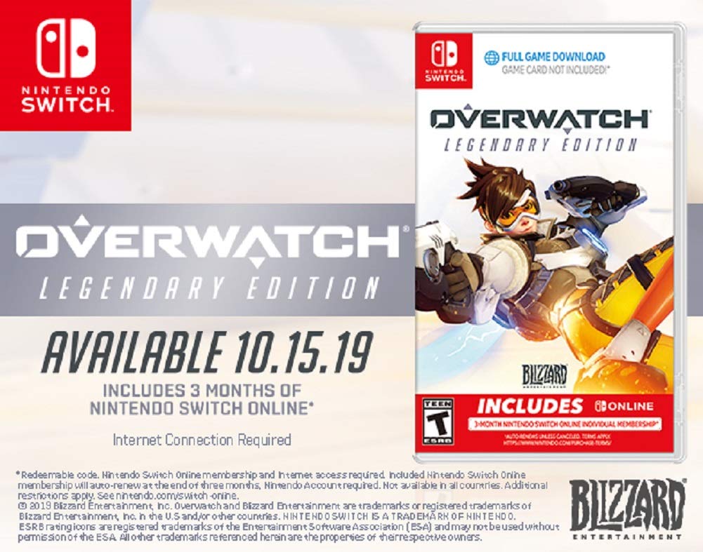 Overwatch Legendary Edition - Nintendo Switch Digital Download