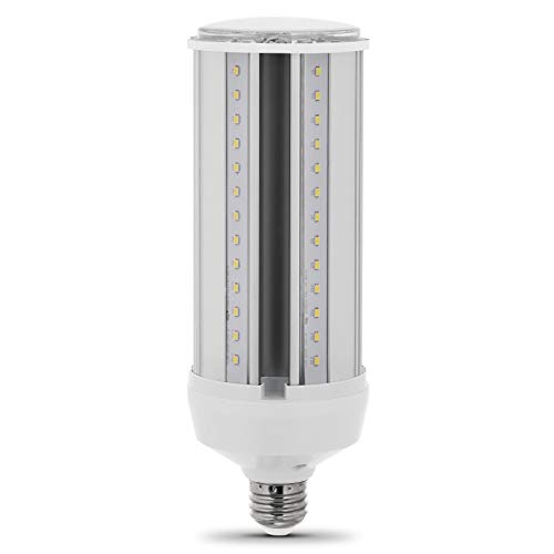 Feit Electric C4000/5K/LEDG2 300W Equivalent Mini Corn Bulb, Corn Cob High Output LED Light Bulb, E26 Base, 5000K Daylight, 3” x 3” x 7”