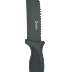 Zenport Hunting Knife 14032E 5.9-Inch 440C Stainless Steel Blade, Blac, Black Handle