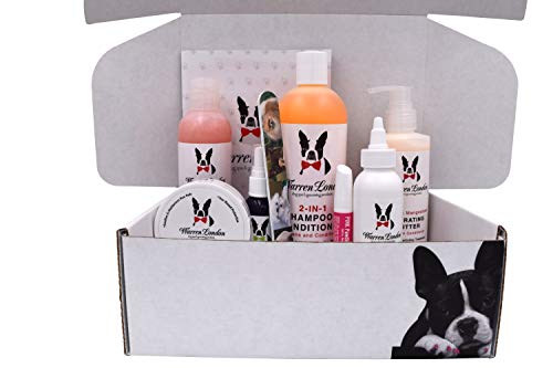 Warren London Dog Products Gift Boxes | Pet Presents Containing Multiple Luxury Spa Products | Birthday Box For Dog | Christmas Gifts For Dog | New Puppy Present Gift Idea | Original Gift Box