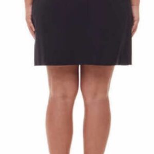 SC&CO Women's Comfortable Stretch Double wraparoand Skort (S, Black)