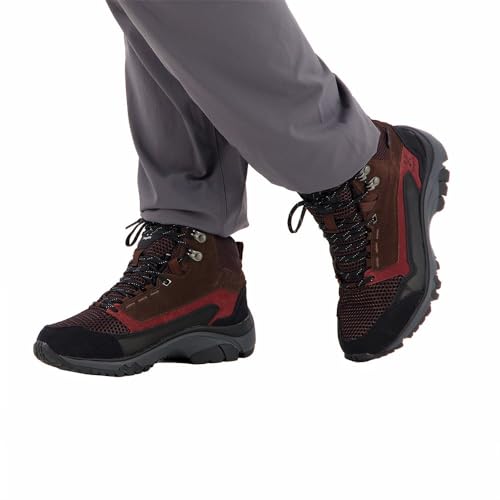 Haglofs Skuta Mid Proof Eco Women's Waterproof Walking Boots - SS23-8.5 - Red Maroon Red Barque 4gx