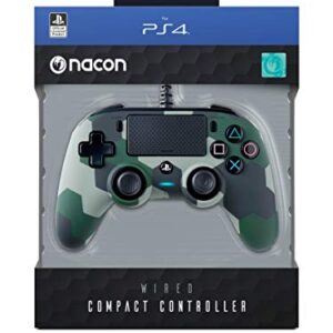 Nacon Compact Camogreen Controller with Cable - Official Sony PlayStation Licensed - PlayStation 4