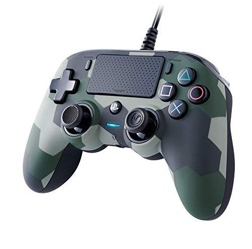 Nacon Compact Camogreen Controller with Cable - Official Sony PlayStation Licensed - PlayStation 4