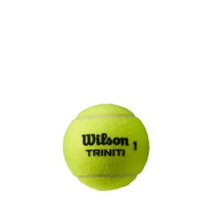 WILSON Triniti Tennis Balls - Single Can (3 Balls),Black