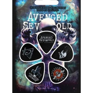 Avenged Sevenfold Plectrum The Stage Set of 5 Multicolours