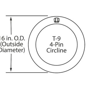 NYLL - 16 Inch/ 16" Plug & Play T9 Circline LED Lamp - Daylight (6000K) Circular Bulb Directly Relamp 40 Watt Fluorescent Bulb FC16T9/D, FCL40 (Without rewiring or Modification) - Ballast Required!