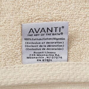 Avanti Linens - 3pc Towel Set, Soft & Absorbent Cotton Towels, Beach Inspired Bathroom Accessories (Seaglass Collection)