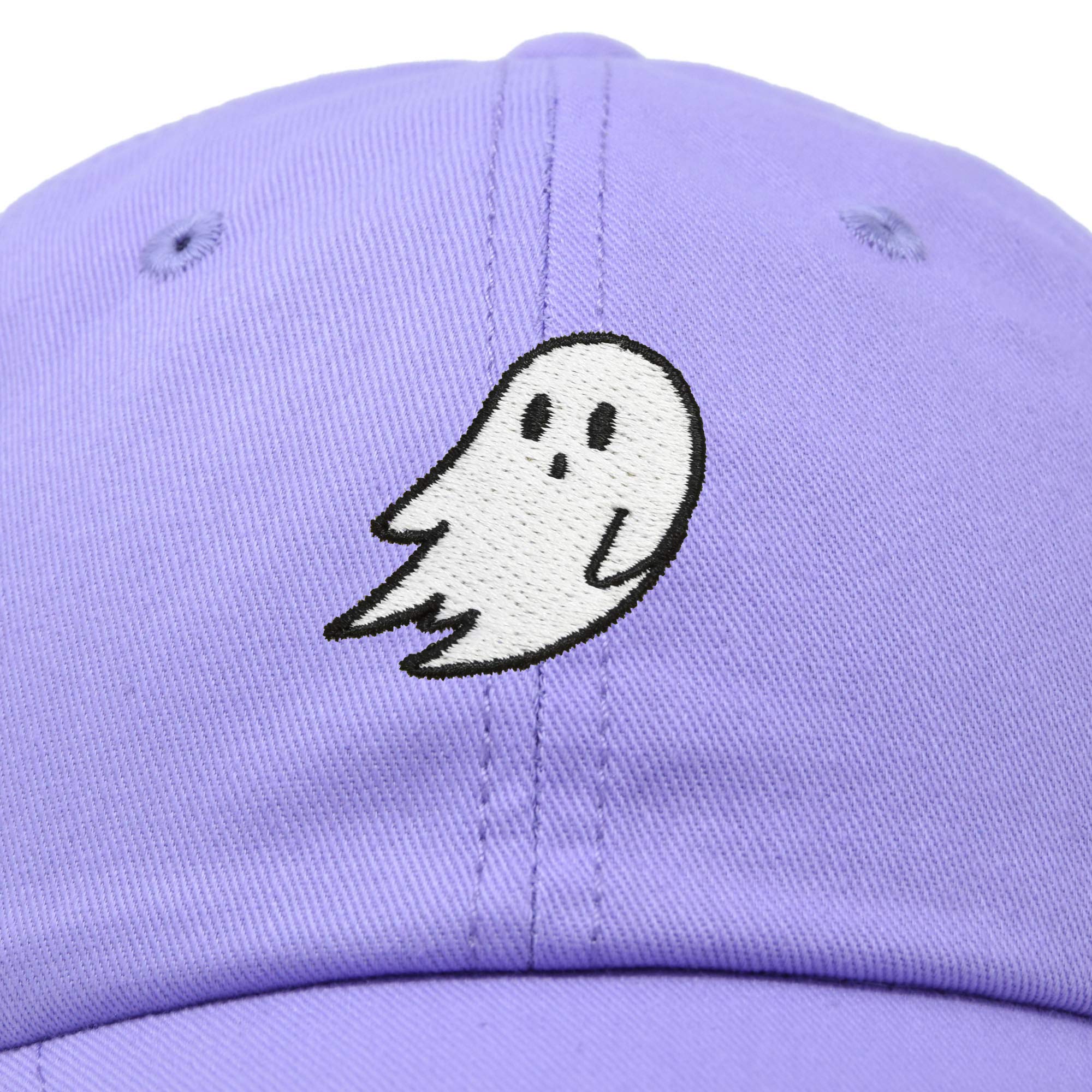 DALIX Ghost Embroidery Dad Hat Baseball Cap Cute Halloween in Lavender