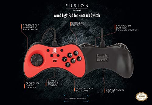 PowerA Fusion Wired Fightpad for Nintendo Switch - Nintendo Switch