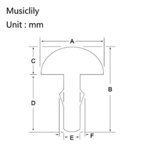 Musiclily Pro 2.7mm Stainless Steel Jumbo Gauge 24-Pieces Fret Wire Set Compatible with USA Les Paul/Epiphone Guitar