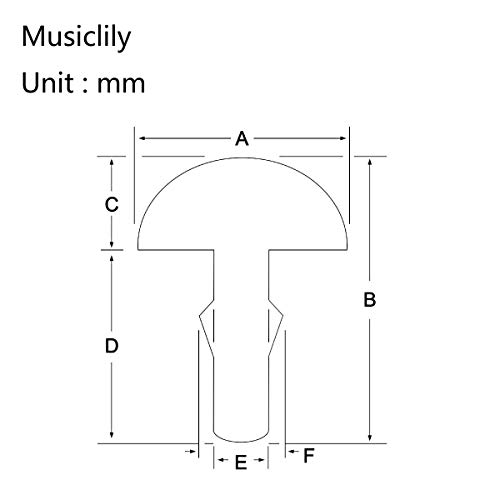 Musiclily Pro 2.7mm Stainless Steel Jumbo Gauge 24-Pieces Fret Wire Set Compatible with USA Les Paul/Epiphone Guitar