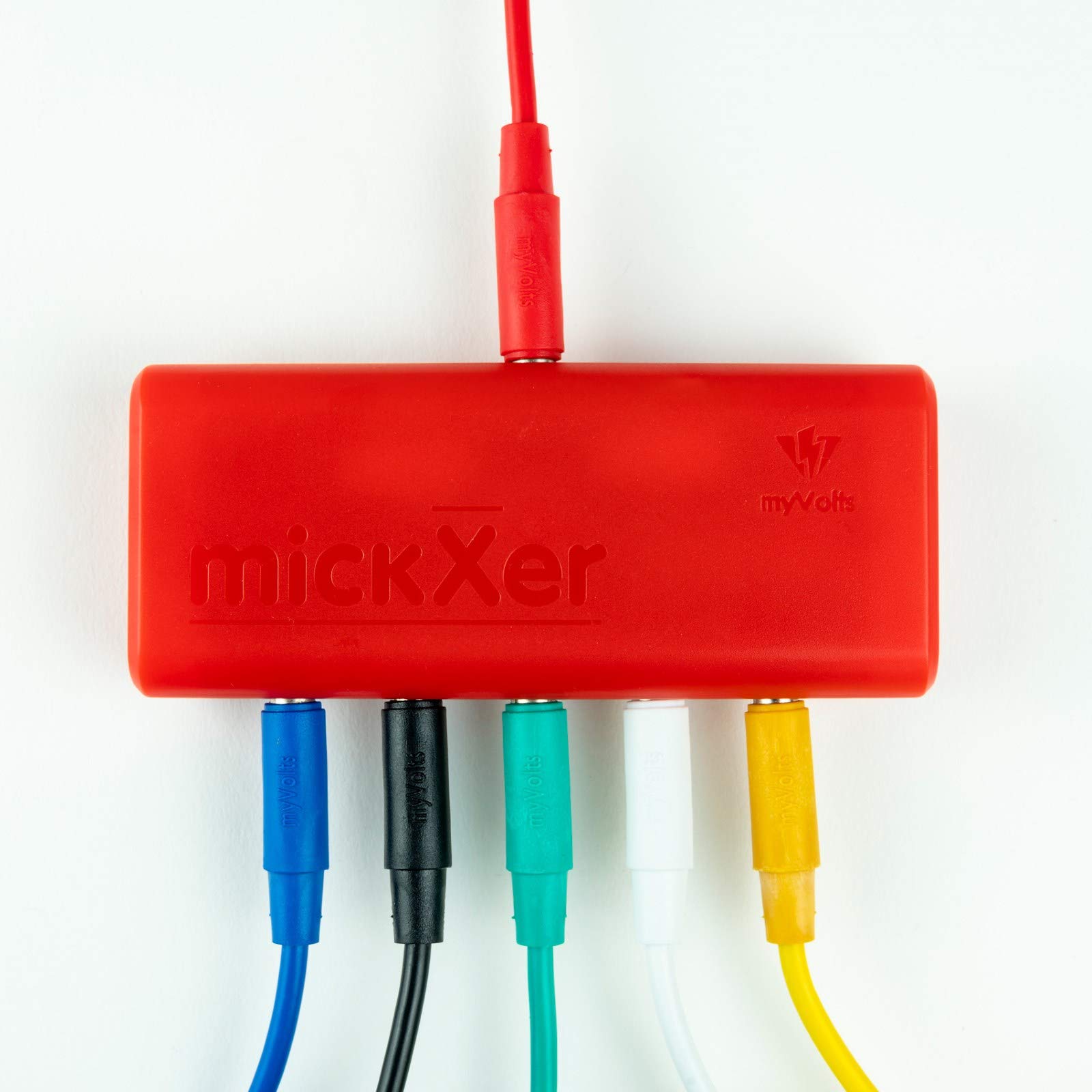 myVolts mickXer 5-way Passive Mixer with Noise Filtering - Go-Faster Red