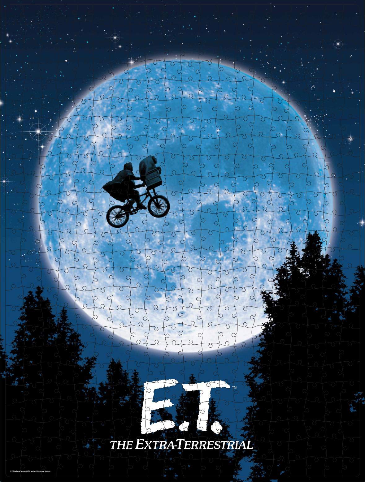 E.T. The Extra-Terrestrial Movie 500-Piece Puzzle in Plastic Retro Blockbuster VHS Video Case