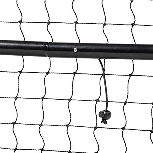 Franklin Sports Pickleball Net - Official Size with Wheels -Superior Portability, White/Black