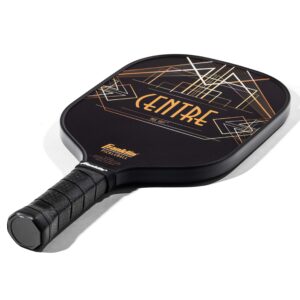 Franklin Sports Pro Pickleball Paddle - Pro Tournament Pickleball Paddle - USA Pickleball (USAPA) Approved Carbon Fiber Pickleball Racket - Official Centre Pickleball Paddle - Gold - 13mm Core