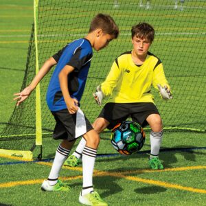 Franklin Sports Mystic Kids Soccer Ball - Size 4 Youth Soccer Ball - Soft Cover - Great for Kids and Toddlers - Air Pump Included