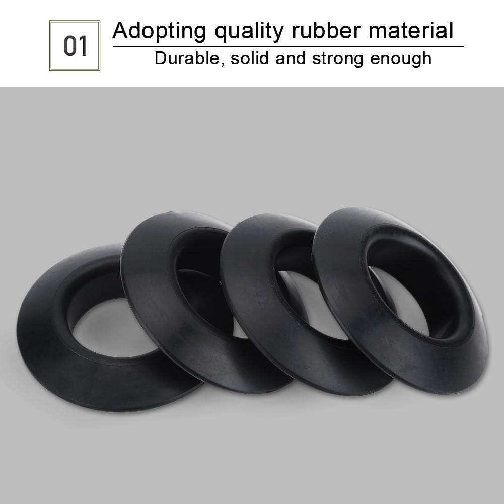 VGEBY1 Drip Rings, 4Pcs Rubber Elastic Paddle Drip Rings for Kayak Canoe Rafting Paddles Shaft