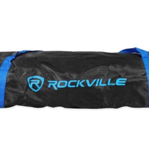 Rockville RVSS2 Heavy Duty Carry Bag for Tripod Speaker Stands