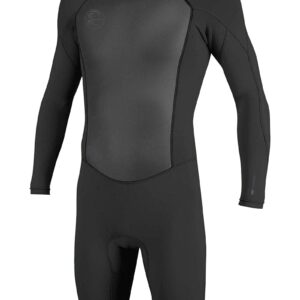 O'Neill Men's O'Riginal 2mm Back Zip Long Sleeve Spring Wetsuit, Black/Black, S