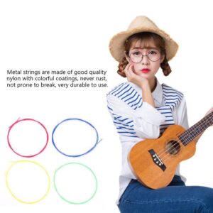 Bnineteenteam, Ukulele Strings (4pcs/Set), Nylon, Custom Light, Colorful, Accessories and Parts for Ukulele