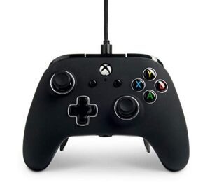 powera fusion pro wired controller for xbox one - black, gamepad, wired video game controller, gaming controller, xbox one, works with xbox series x|s