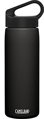 CamelBak Carry Cap Bottle - Vacuum Insulated Stainless Steel - Easy Carry, 20oz, Black