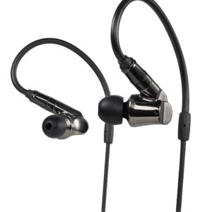 Audio-Technica ATH-IEX1 Hi-Res in-Ear Headphones, Black, Adjustable