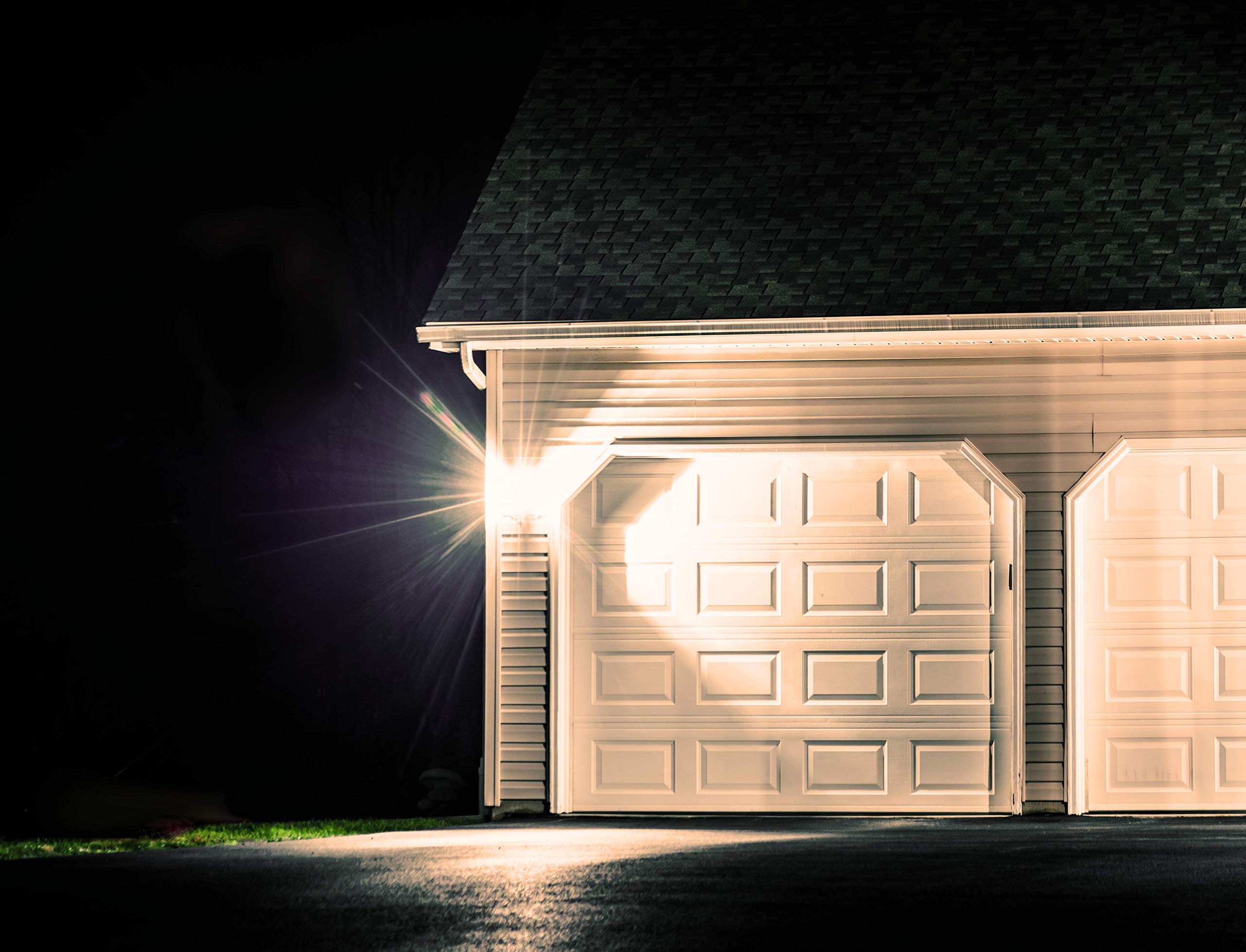 Miracle LED 602748 Rough Service Long-Lasting Light Bulb Garage Doors, Ceiling Fans, and Much More (2-Pack), Warm White