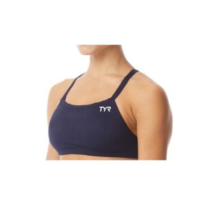 tyr bdrt7a401m solid diamondfit top navy m