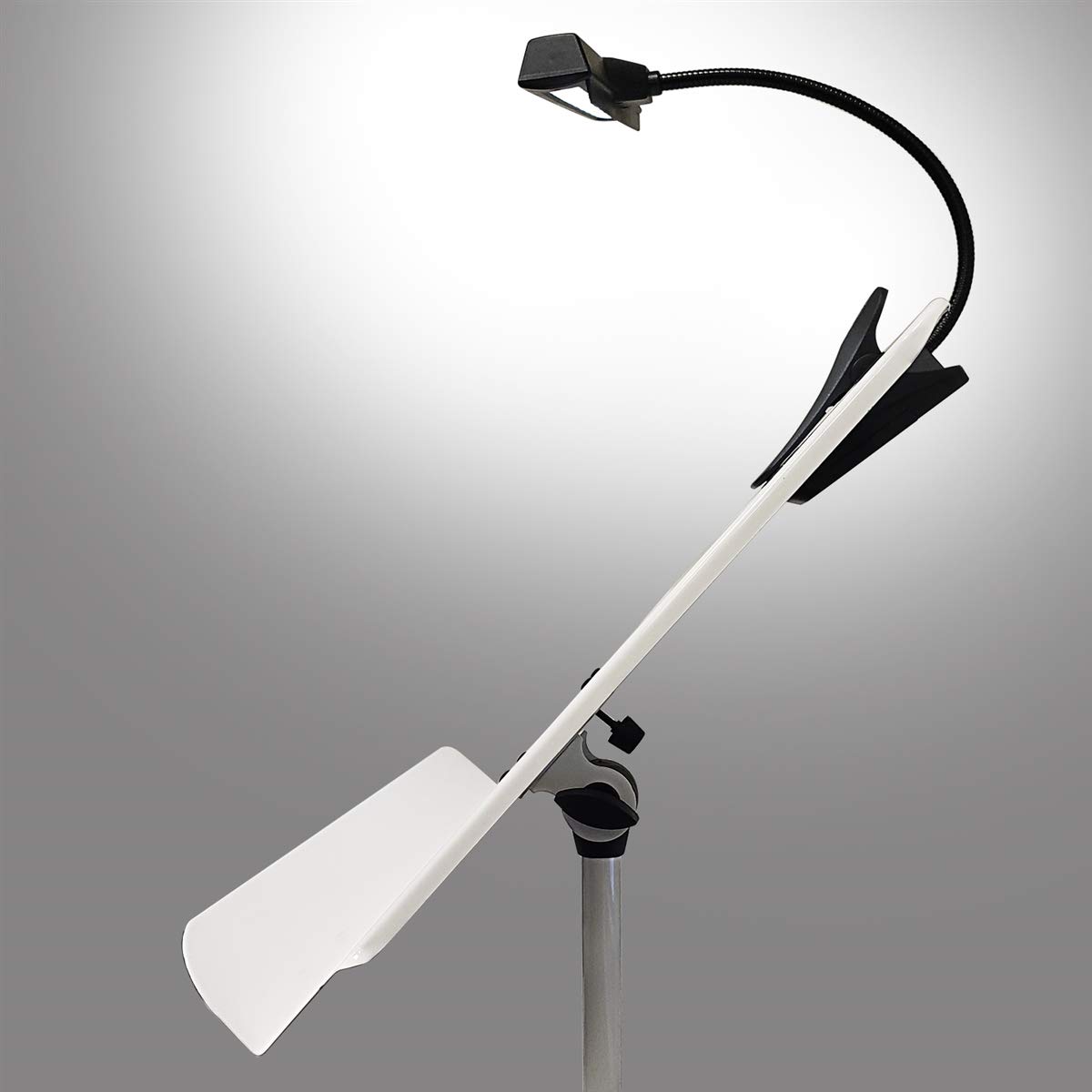 AxcessAbles Orchestra 9 LED USB Music Stand Light | Clip-On USB or Battery Operated Lamp with Adjustable Goose Neck | DJ Table, Mixer, Professional Music Stand Light, Reading Light