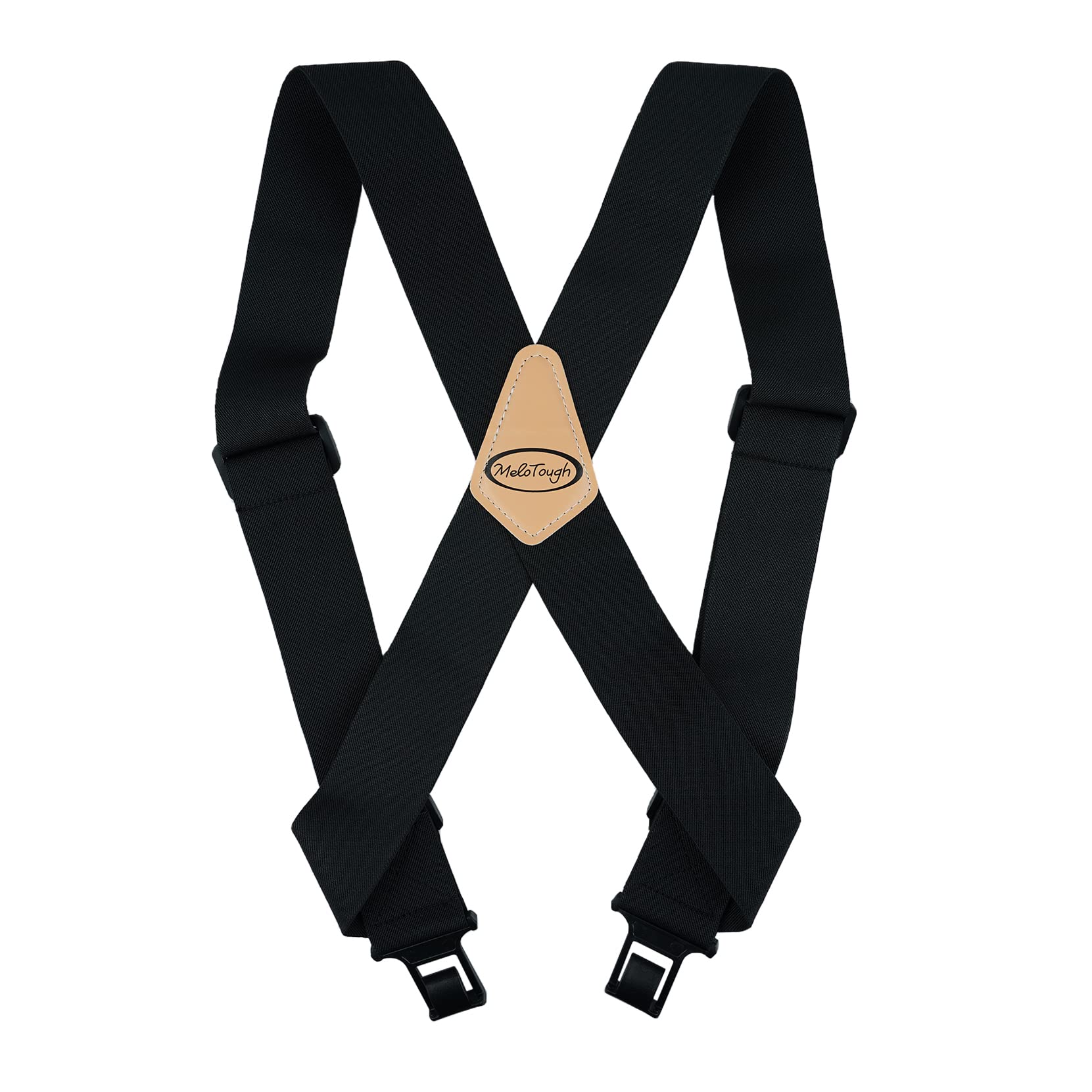 MELOTOUGH Outback Side Clip Trucker Suspenders/Perry Suspenders with 2inch Width Elastic