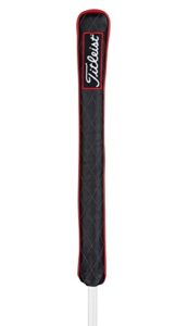 titleist jet black leather golf alignment stick headcover