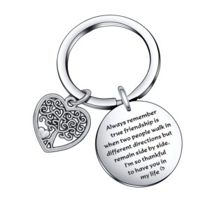 De&ai Best friend Birthday jewelry long distance Friendship gift cousin gift best friend Appreciation gift cousin keychain sister keychain BFF keychain sister in law gift